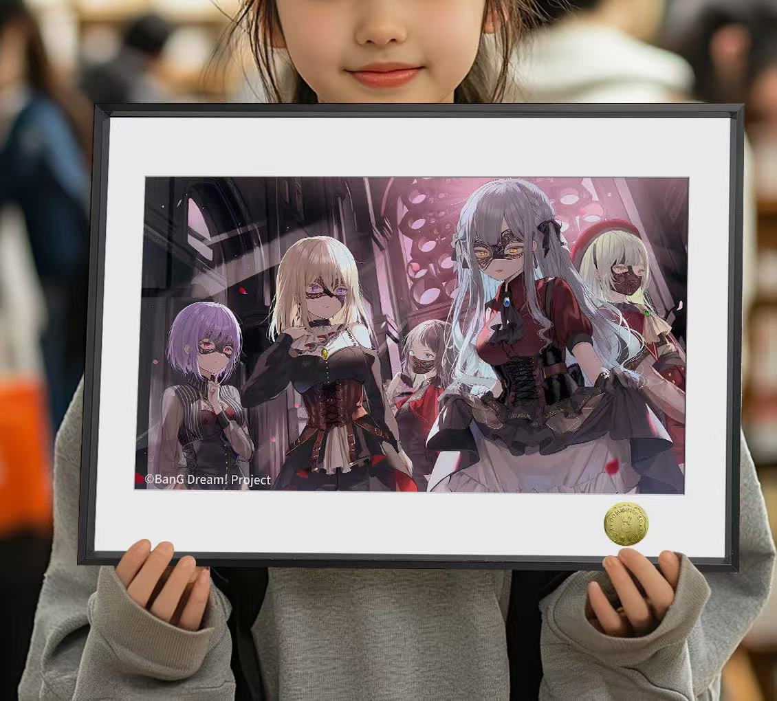 In stock AVE MUJICA Five AveMujica Sankaku Hatsuka Wakaba Mutsu Hachiman Kailing Toyokawa Shoko Wakamu decorative painting Size Two options A3 (30×42cm), 4K (38×53cm)-KWII-GK