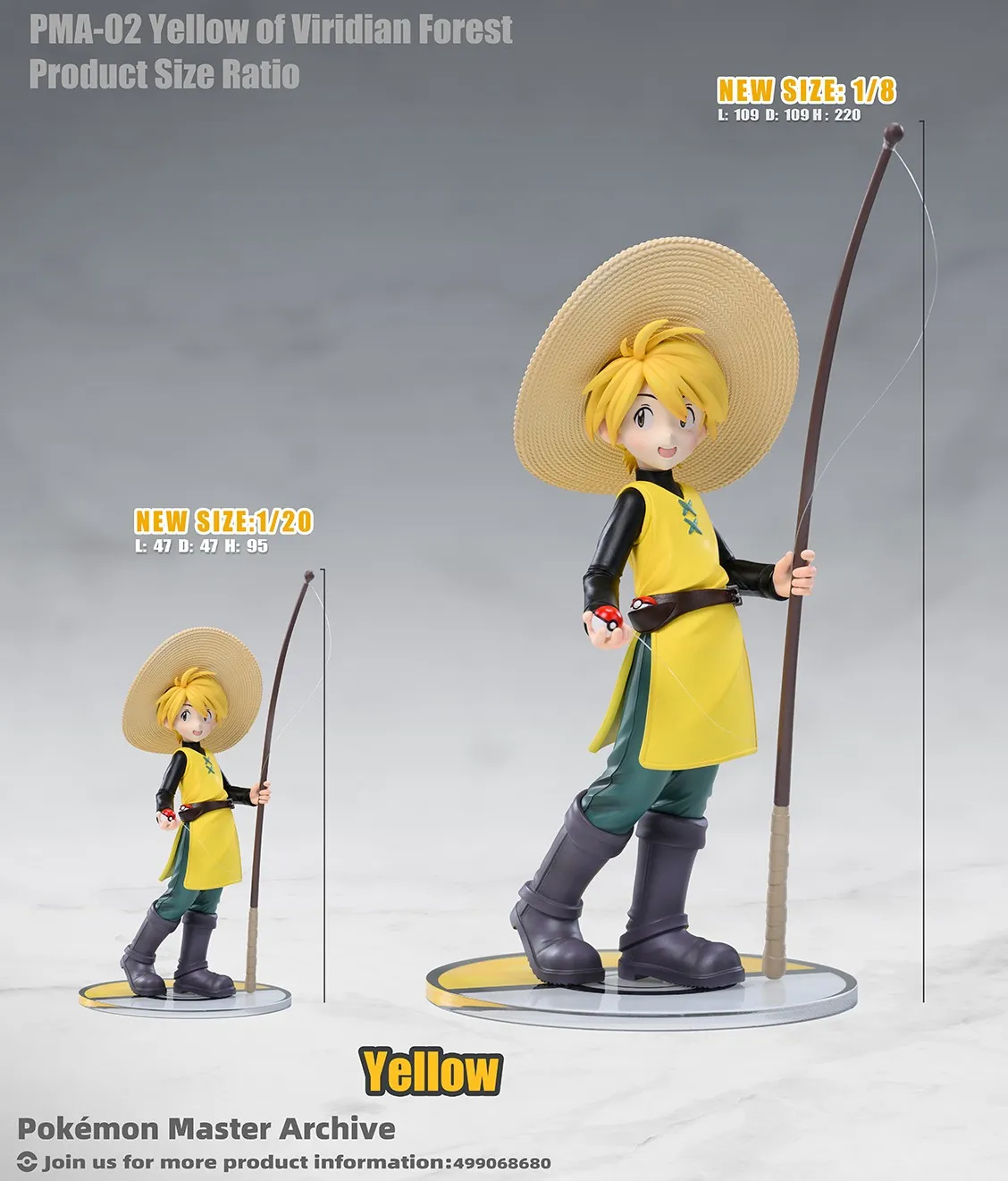 Pokémon Animation Special Trainer Series 2 Yellow Statue GK-V3fanart Studio Pre-sale