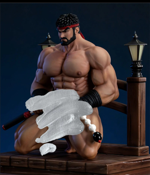 In stock-JB6 Ryu with LED 1/6 statue GK (Adult 18+) - Hyperspace Studio