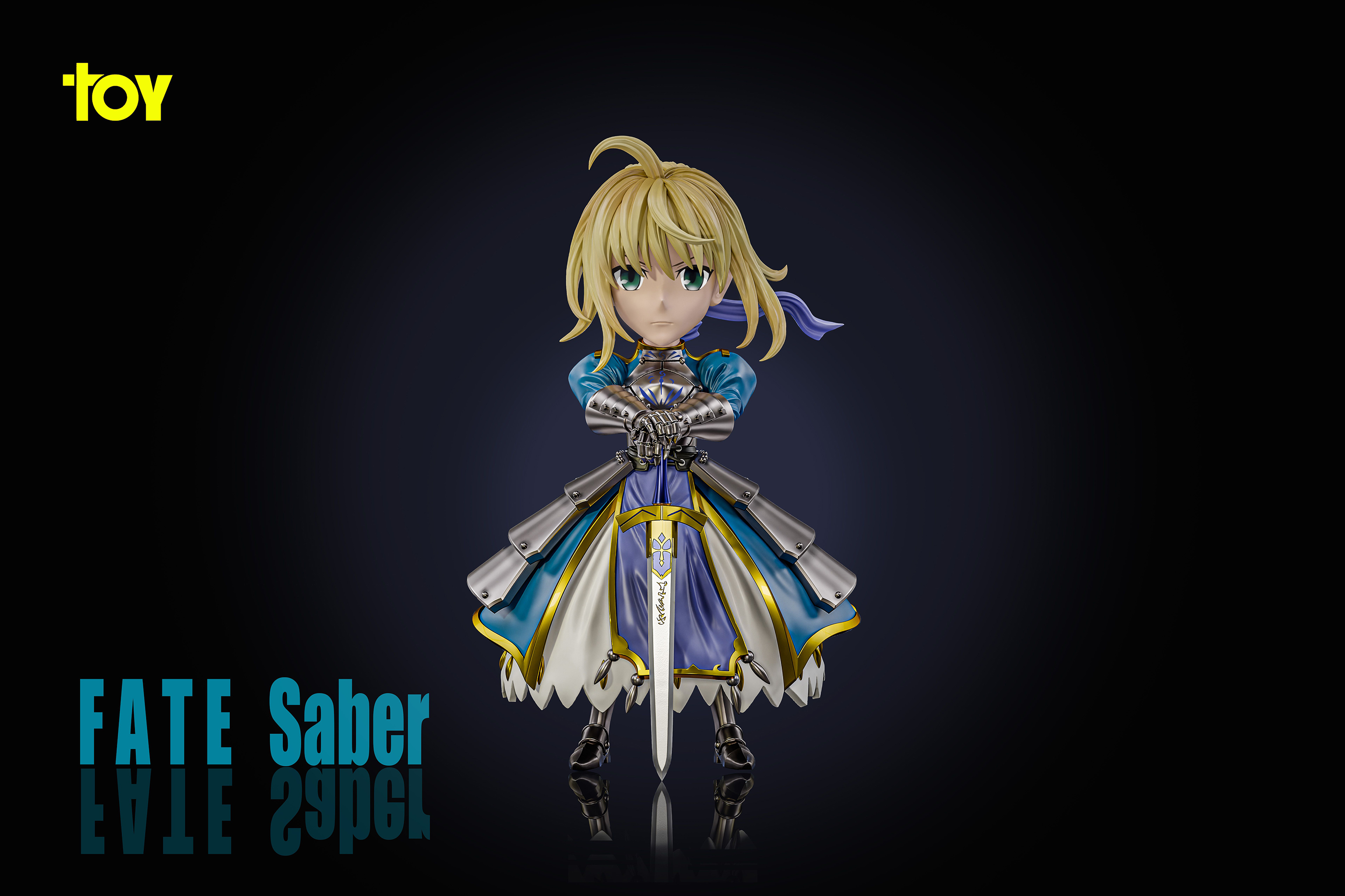 Fate Anime Protagonist Series 03 Saber Artoria Pendragon Statue GK Figure-DK Studio Pre-sale
