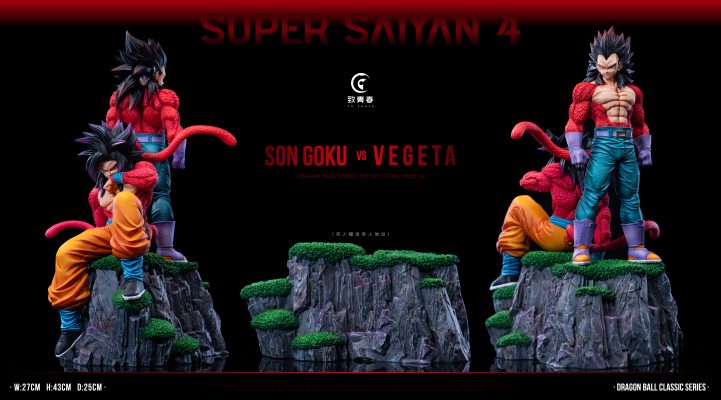 Dragon Ball Super Saiyan 4 Son Goku & Vegeta Statue GK-To youth Studio Pre-sale