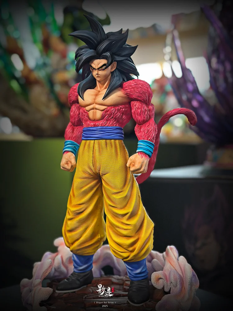 Dragon Ball Character Series 021 Super Saiyan 4 Son Goku 1/6 and 1/4 Statue (GK) -Dim Studio