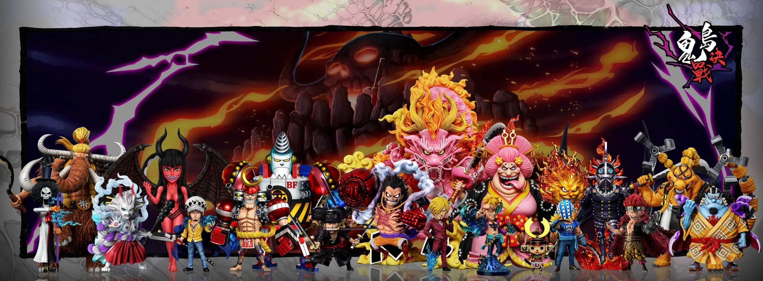 A+ Studio - One Piece Onigashima Final Battle #19 Demon Sanji Statue(GK)