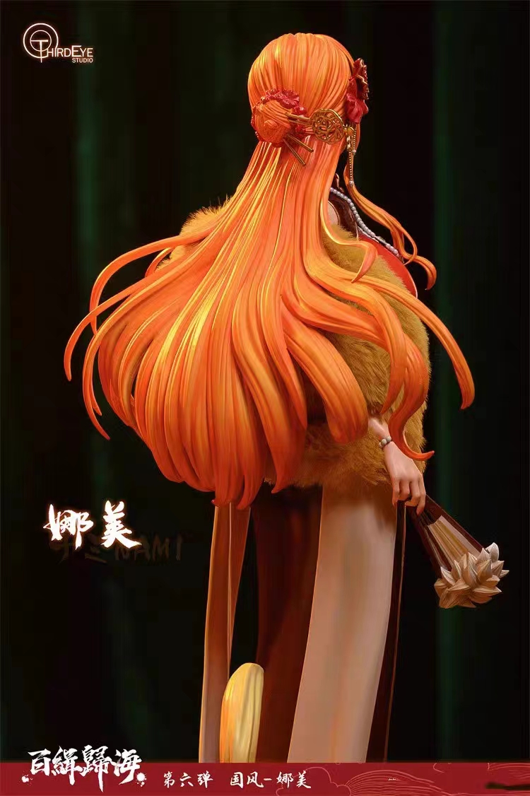 In stock-One Piece Chinese Attire Nami Statue(GK)-Third Eye Studio