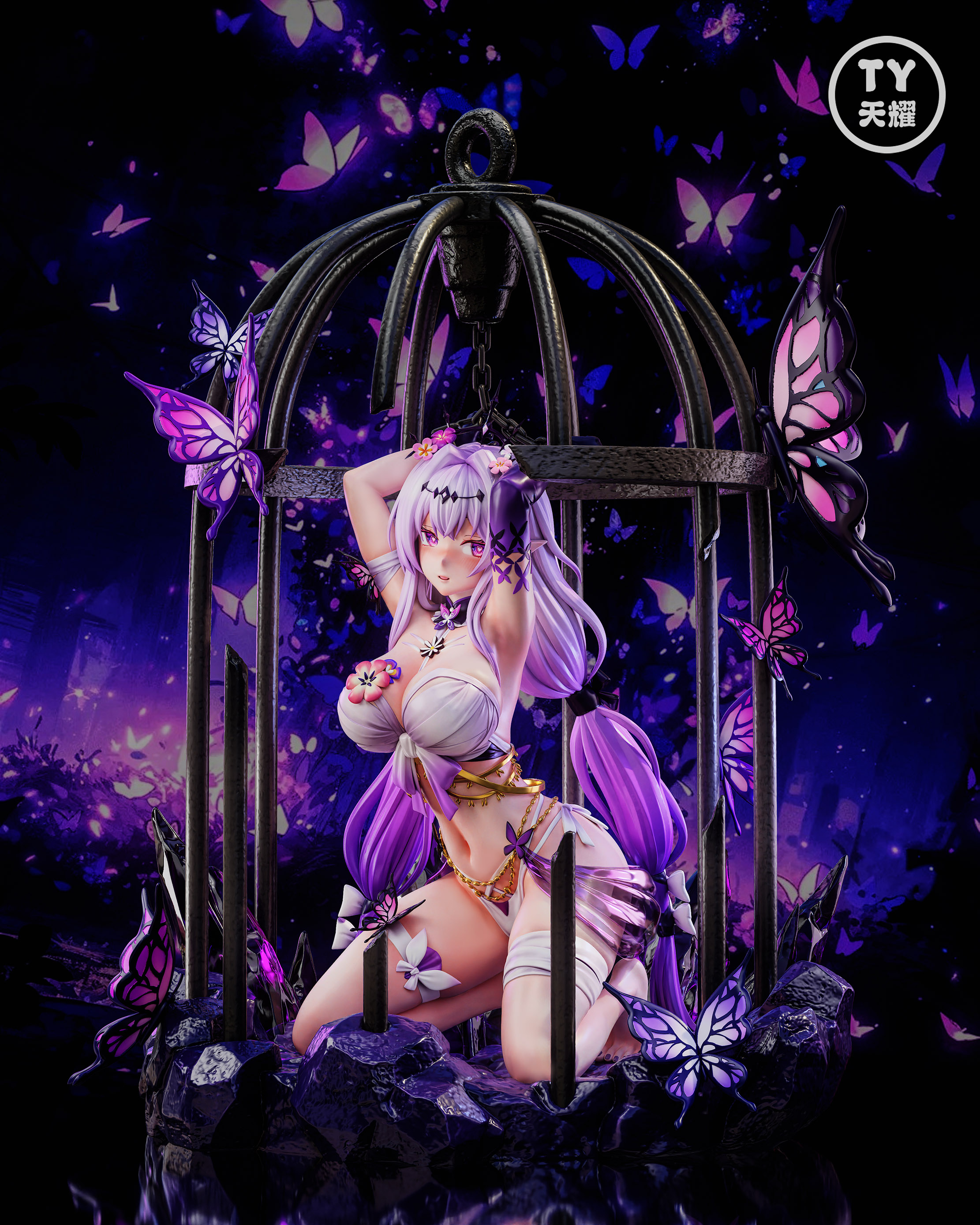  Honkai: Star Rail Birdcage Castorice Statue(GK) (Adult 18+)-TY Studio 