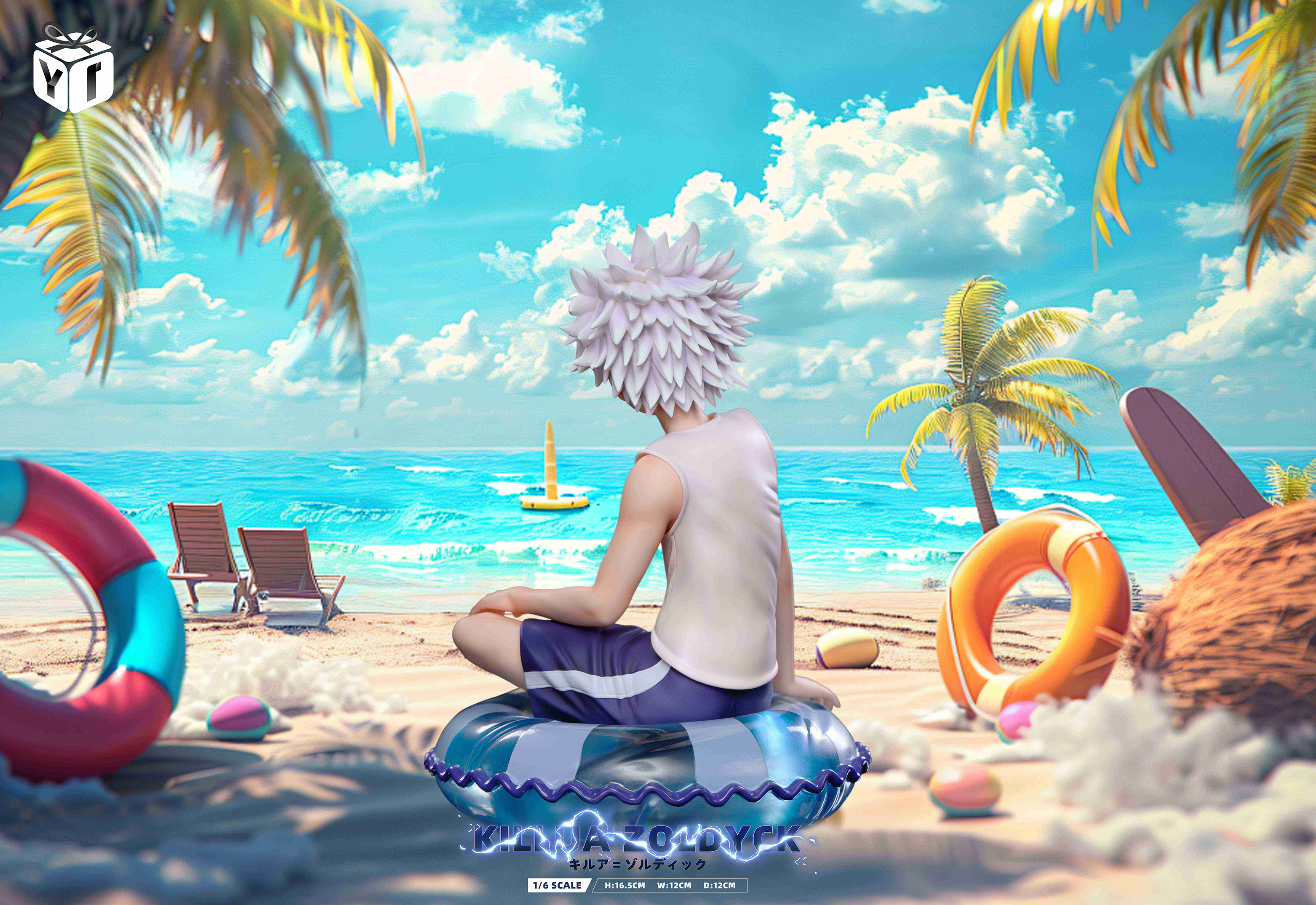 YI-Studio -HunterxHunter-Summer Killua 1/6 Statue(GK) 