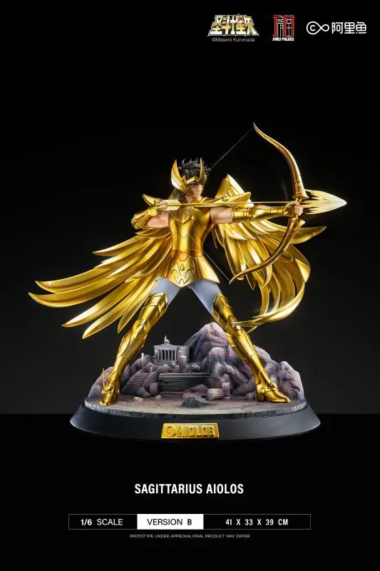 JIMEI PALACE Studio - Saint Seiya: Twelve Gold Sagittarius Aeolus Statue (Licensed) 