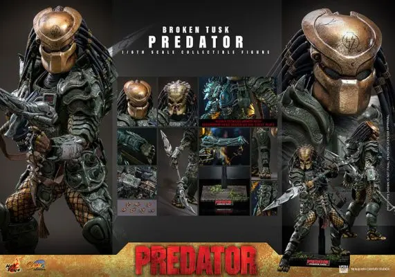 HOTTOYS - Comic Masterpiece Predator 1/6 Broken Tusk Predator CMS029 (Licensed)Statue 