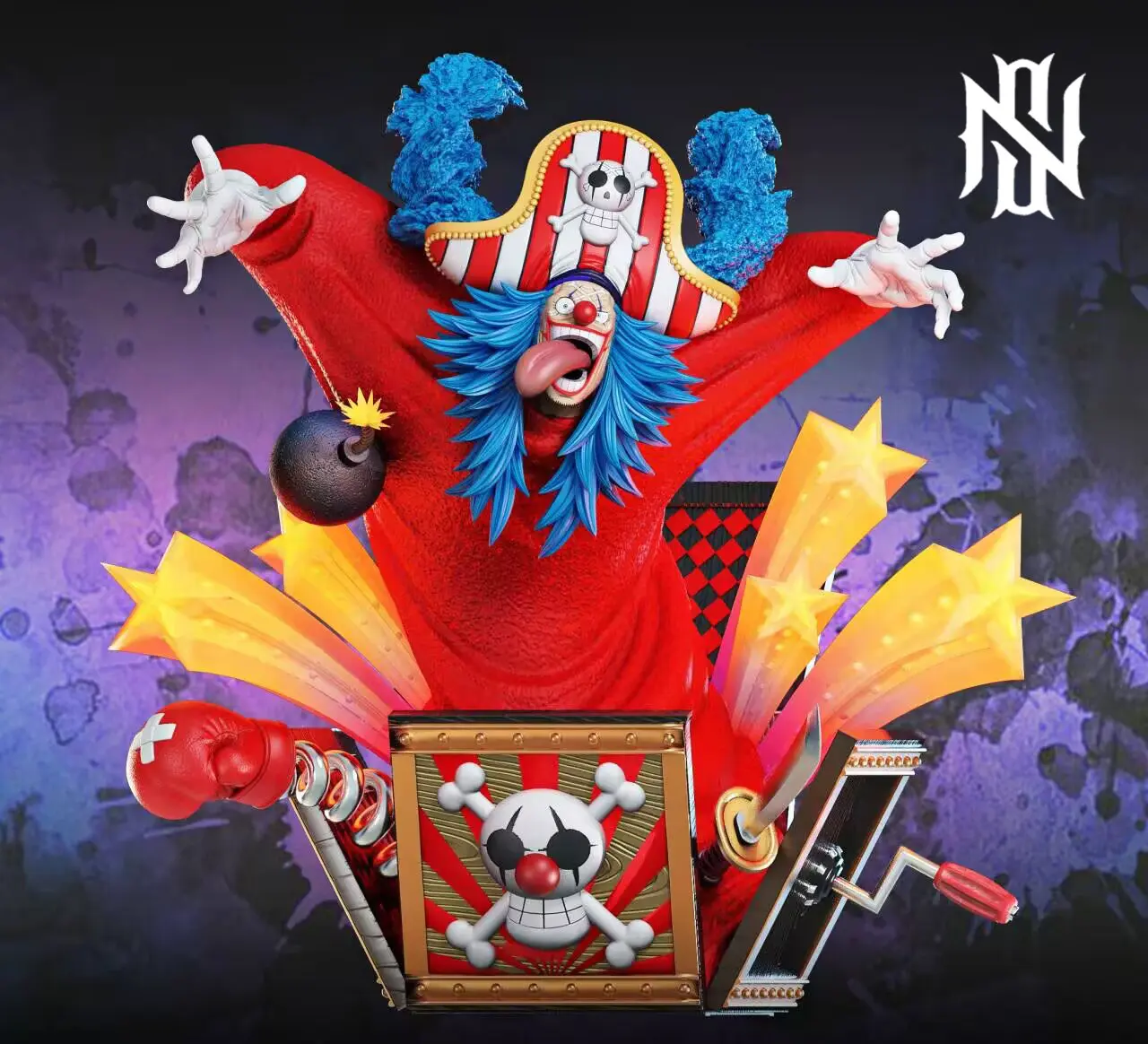 Shao Nian Studio - One Piece Oka Shichibukai #1 Buggy Statue(GK)