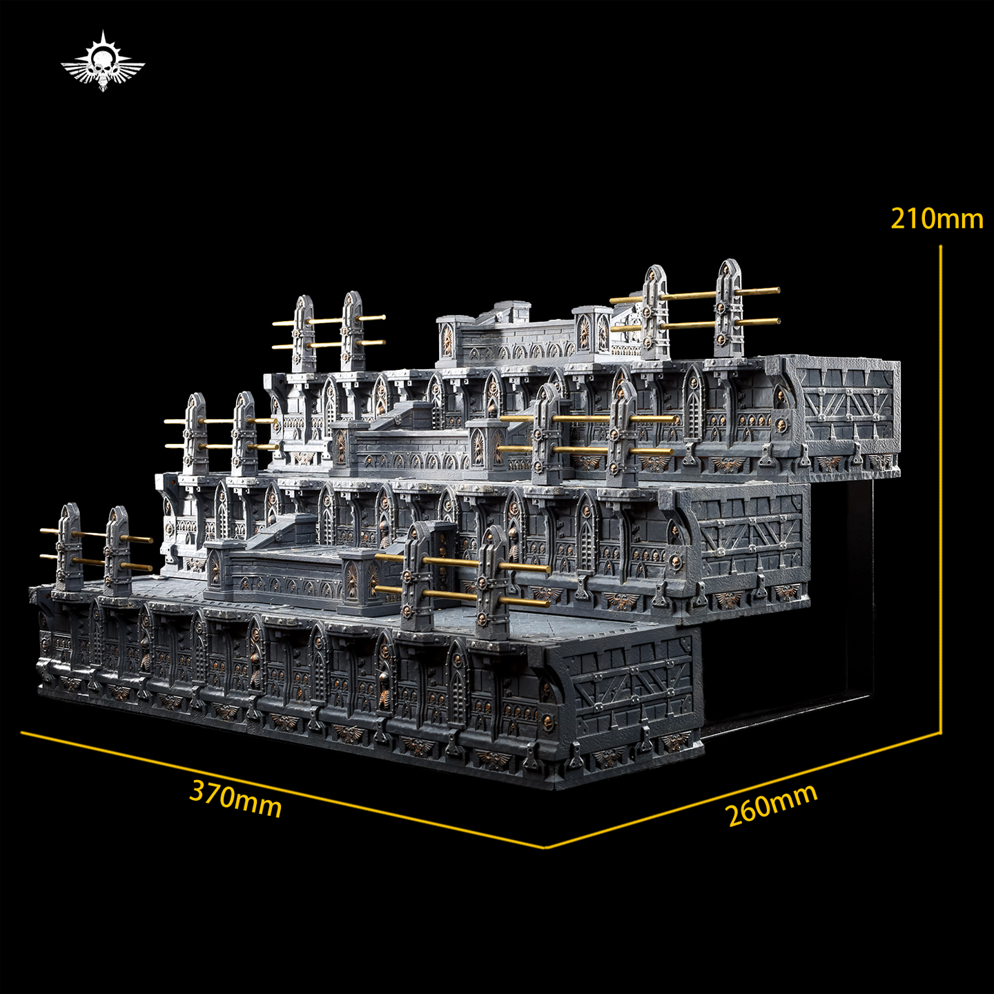 Xing Lan Gong Fang  1/12-1/18 Warhammer-style Muscle Mountain 2.0 Tiered Expandable Display Stand GT006 (Licensed)