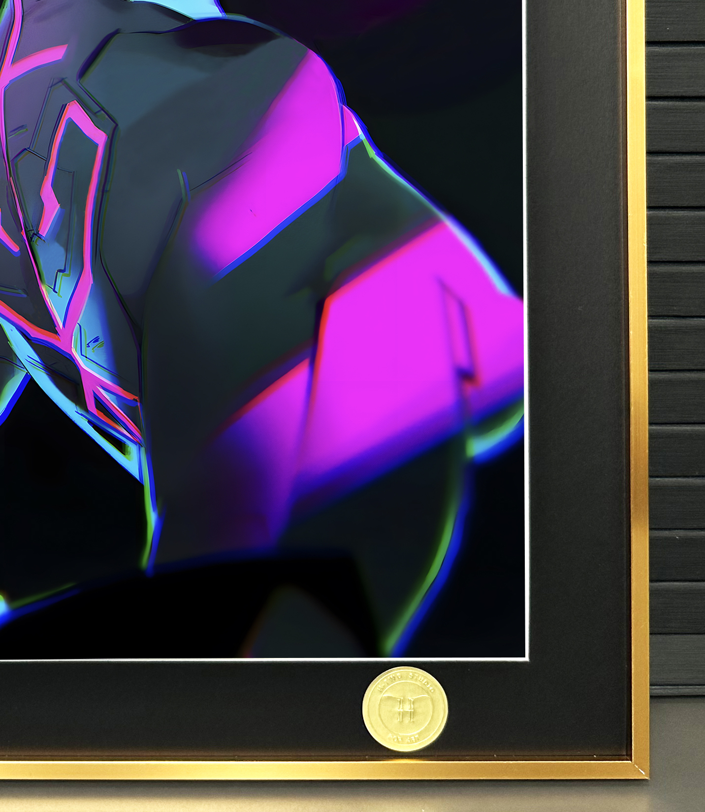 [In stock] "Lucy" Lucy Cyberpunk Edgewalker Decorative Painting Frame size: 50×40cm