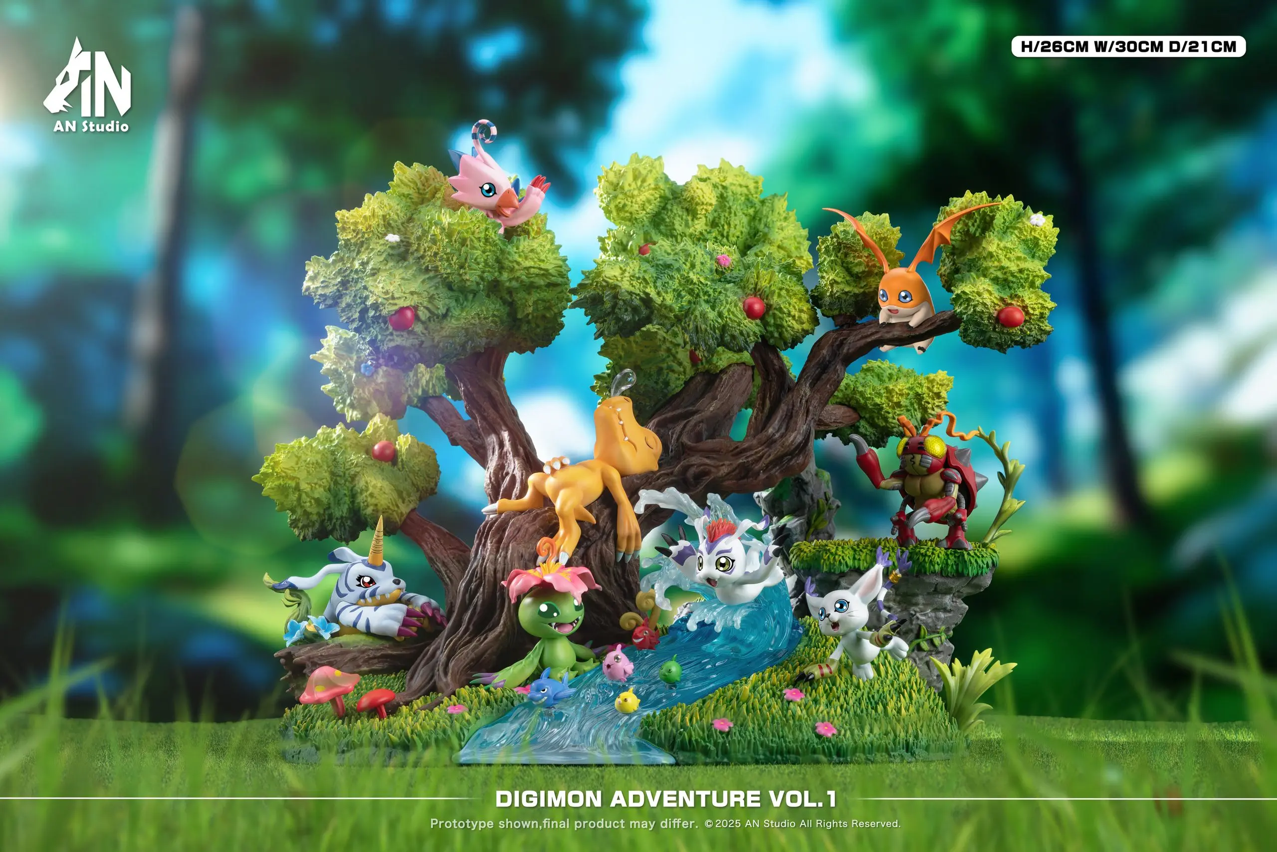 AN Studio - Digimon Digimon Desktop Ecology Series #1 Statue(GK)