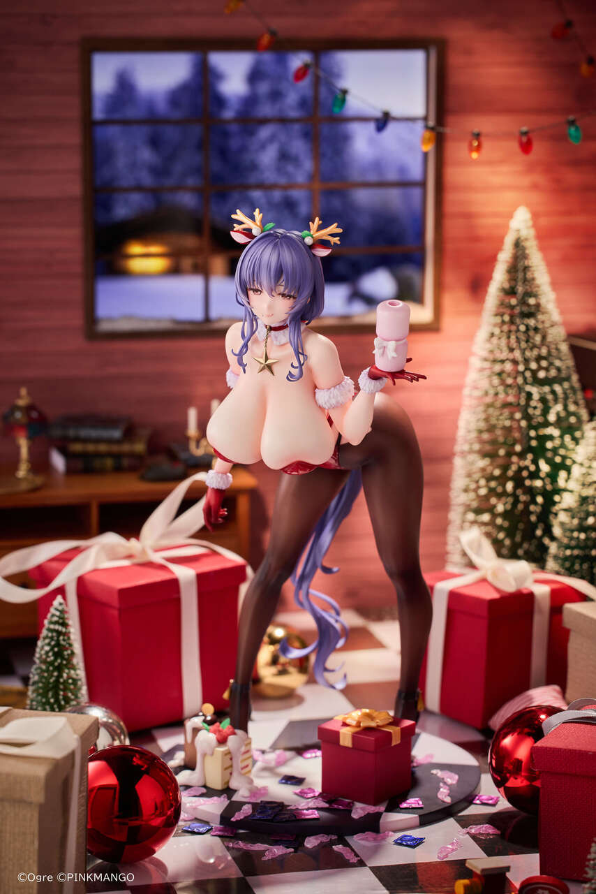 Succubus Homestay Shiori Sakimai Christmas Costume Special Ver. (Licensed)Statue (GK) (Adult 18+)-PINKMANGO-KWII-GK