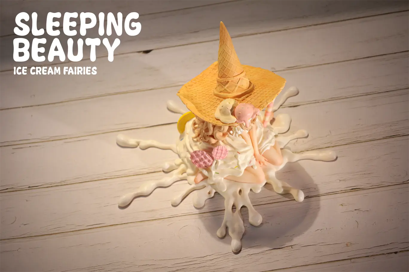 WeArtDoing Studio - Sleeping Beauty-Ice Cream Fairies-Vanilla X Matcha X Chocolate (Licensed)Statue(GK)