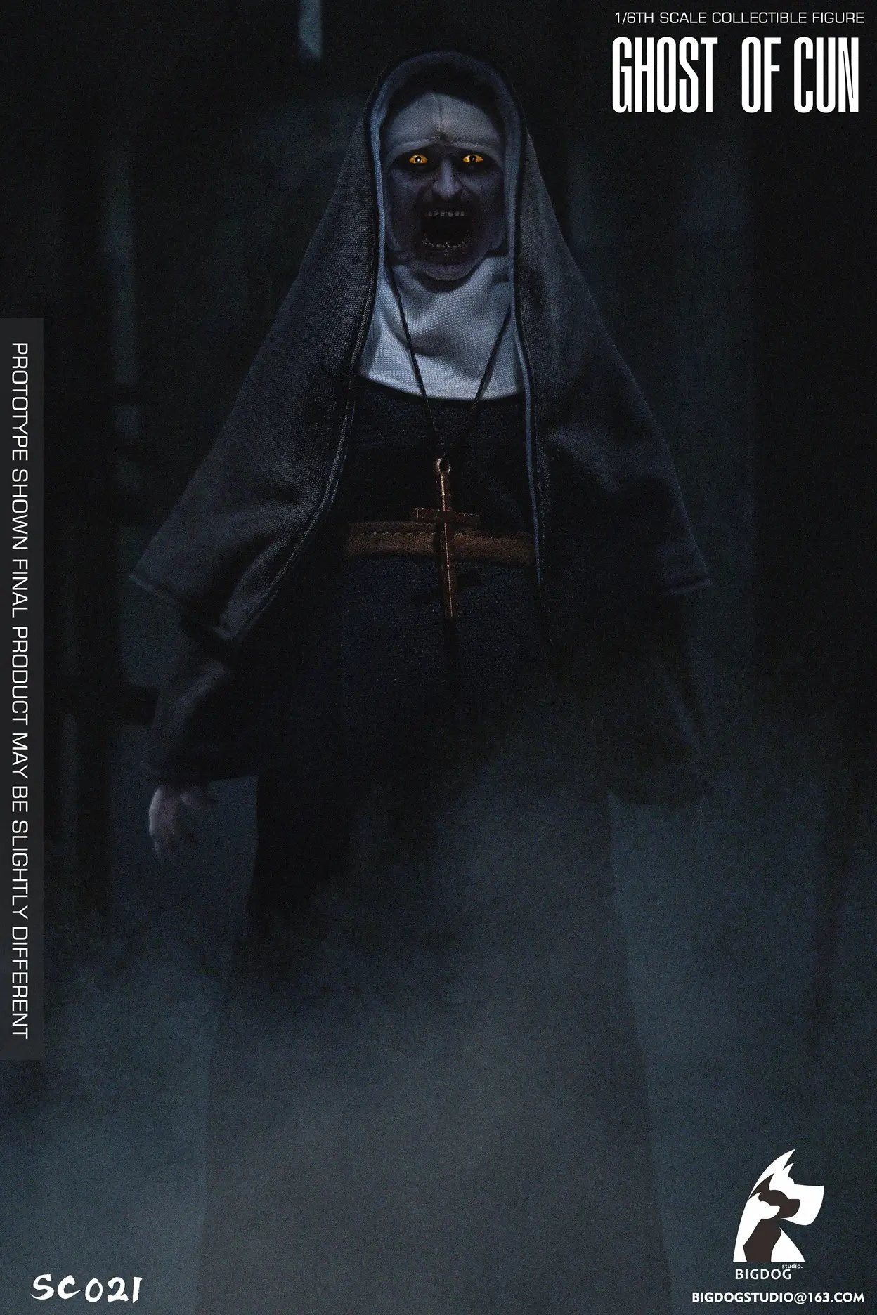 BIGDOG Studio - 1/6 Ghost of Cun SC021 Action Figure The Nun 