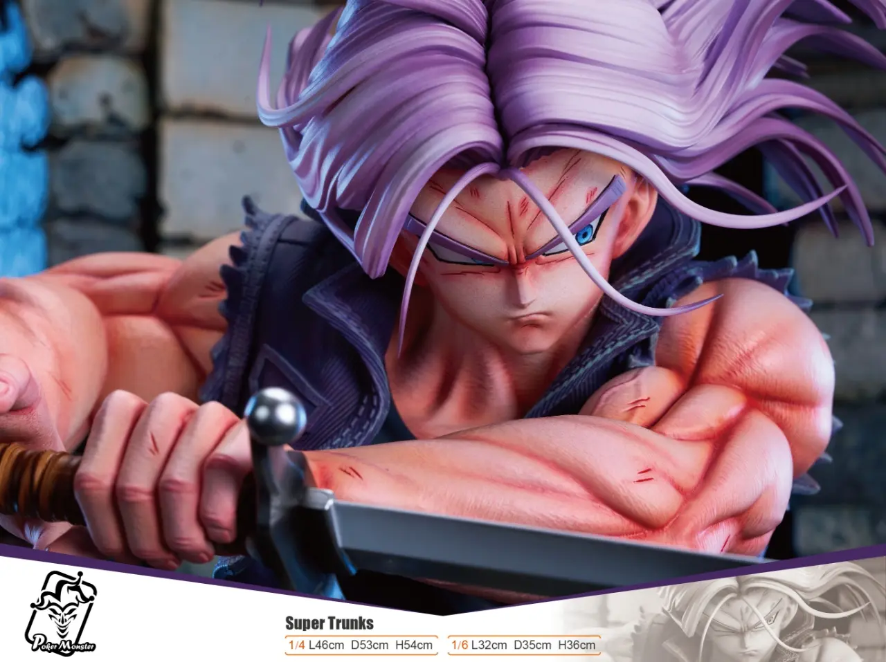 Poker Monster Studio - Dragon Ball Super Trunks Statue(GK)