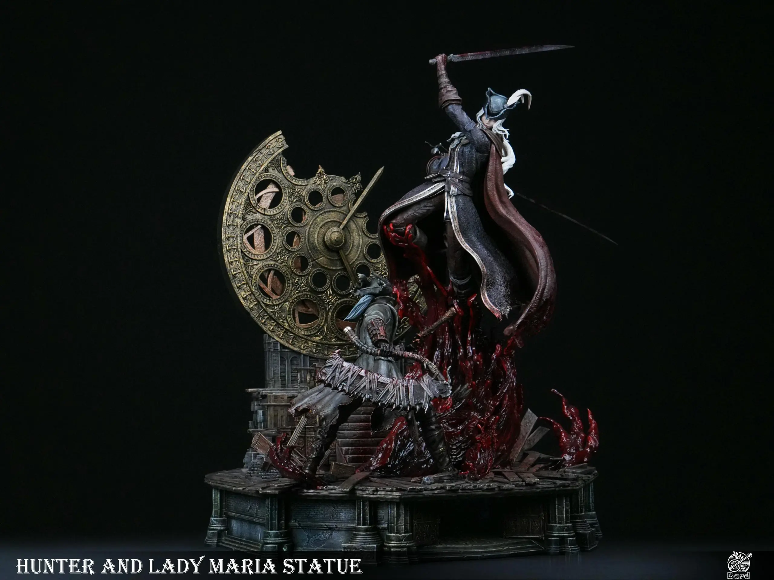 Bard Studio - Bloodborne Fight in the Astral Clock Tower Lady Maria vs Hunter Statue(GK)