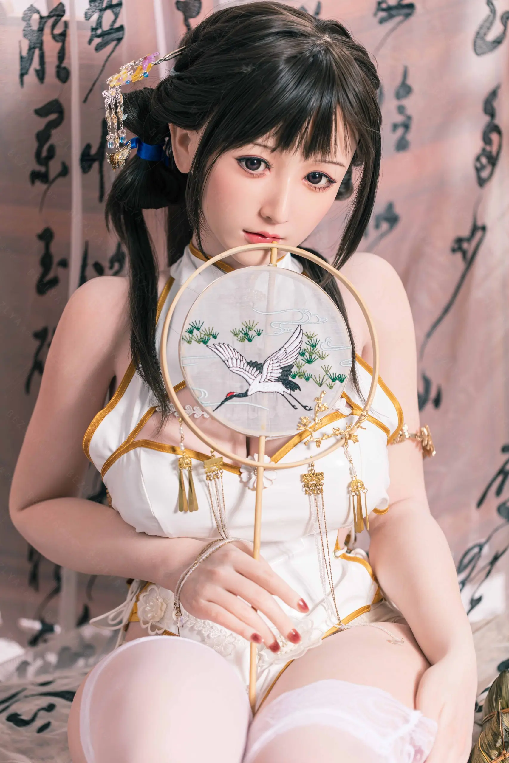 Bezlya - Kikyo 2.2 CF Series No. 3 Makeup 1/1 Silicone Doll (Licensed)Statue 