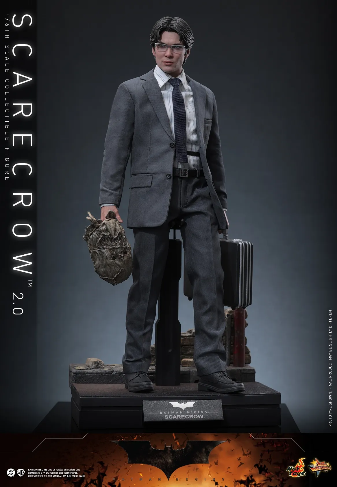  Scarecrow 2.0 Batman Begins 1/6 Scale Collectible Action Figure MMS801 (Licensed)-Hottoys 