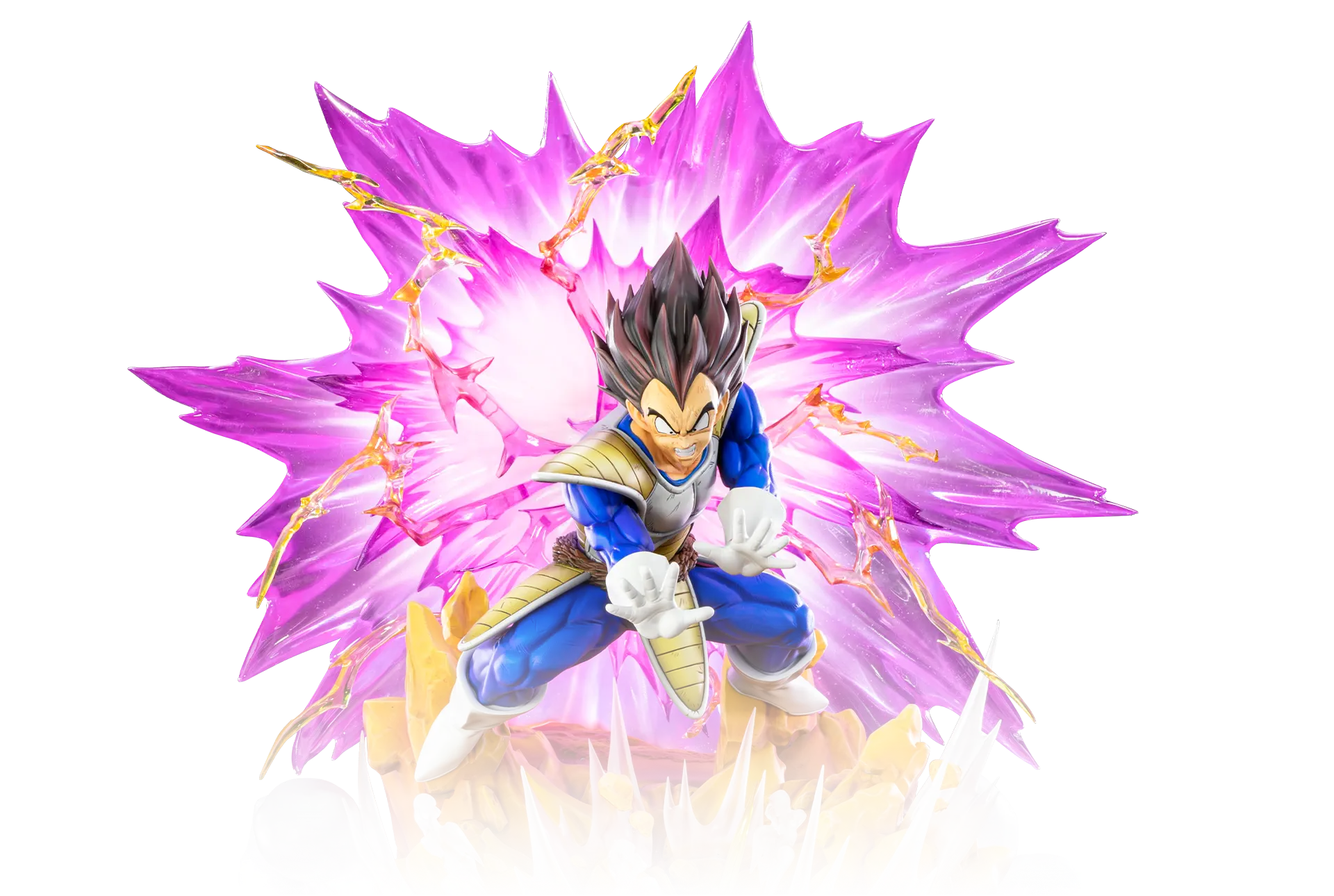  In stock-Tsume Studio - Dragon Ball Z HQS Goku Kaio-ken vs Vegeta Galick Gun, Goku vs Vegeta (Licensed)Statue(GK)