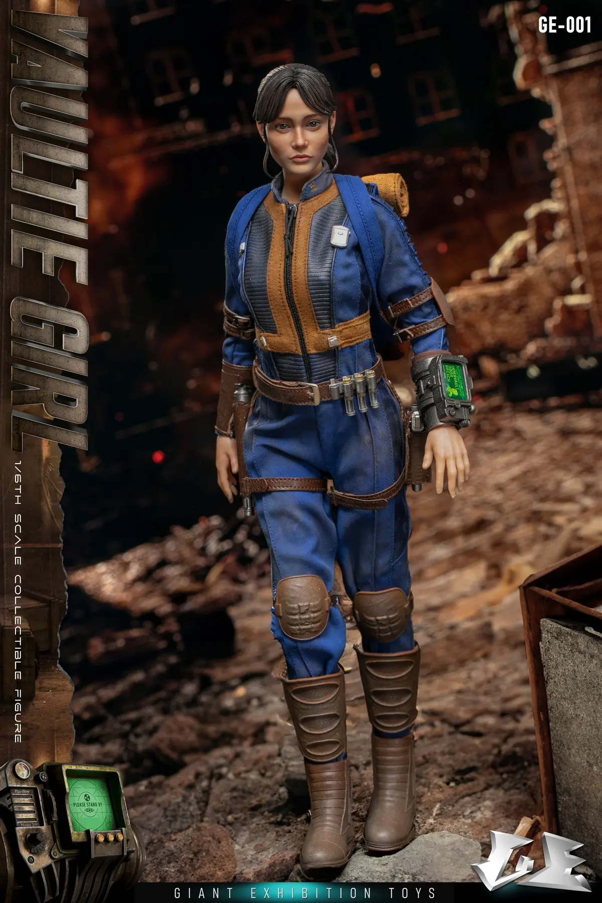 In stock-Giant exhibition toys - 1/6 Collectible Vaultie Girl Action Figure GE-001