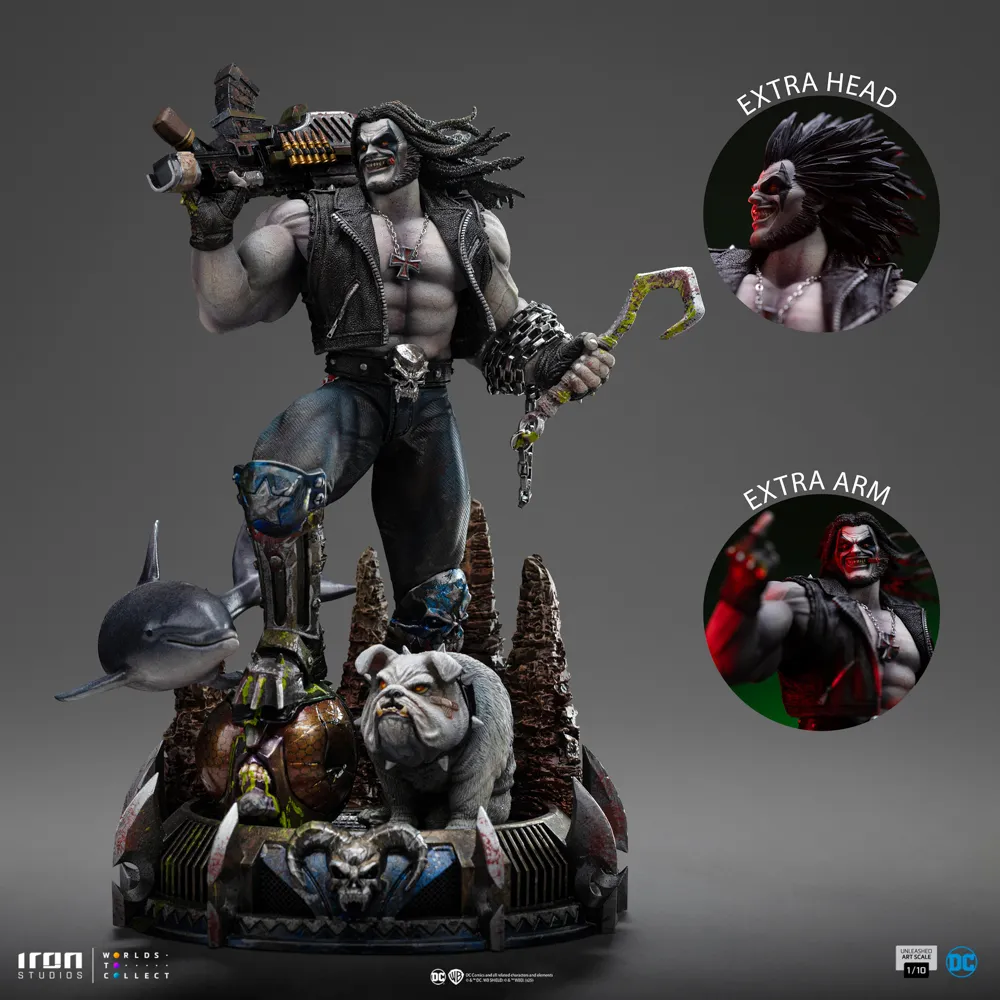 DC Comics Art Scale 1/10 Lobo Unleashed Statue  GK(Licensed) -Iron Studio Pre-sale