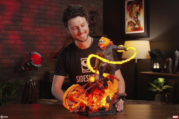 Marvel Ghost Rider Classic Variant Ghost Rider 3008002 (Licensed) Statue(GK)-Sideshow Collectibles 