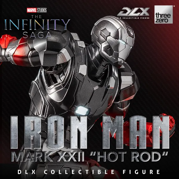 MARVEL DLX IRON MAN MARK 22 HOT ROD 3Z0945C0 Action Figure(LICENSED)-THREEZERO Pre-sale