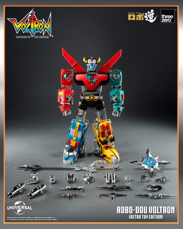 Voltron: Defender of the Universe Voltron Action Figure (Licensed)-Threezero  Pre-sale