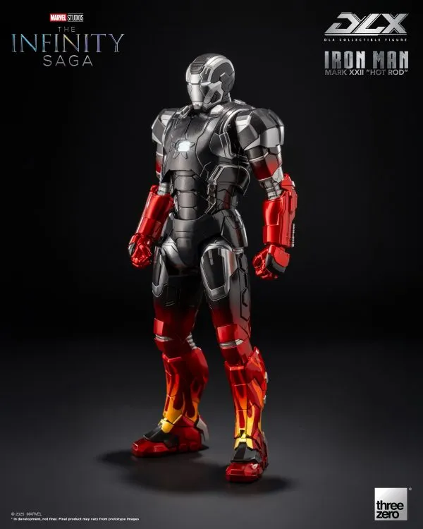 MARVEL DLX IRON MAN MARK 22 HOT ROD 3Z0945C0 Action Figure(LICENSED)-THREEZERO Pre-sale