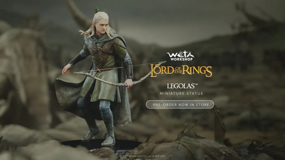 The Lord of the Rings Legolas (Licensed) Statue GK-WETA Workshop Studio Pre-sale