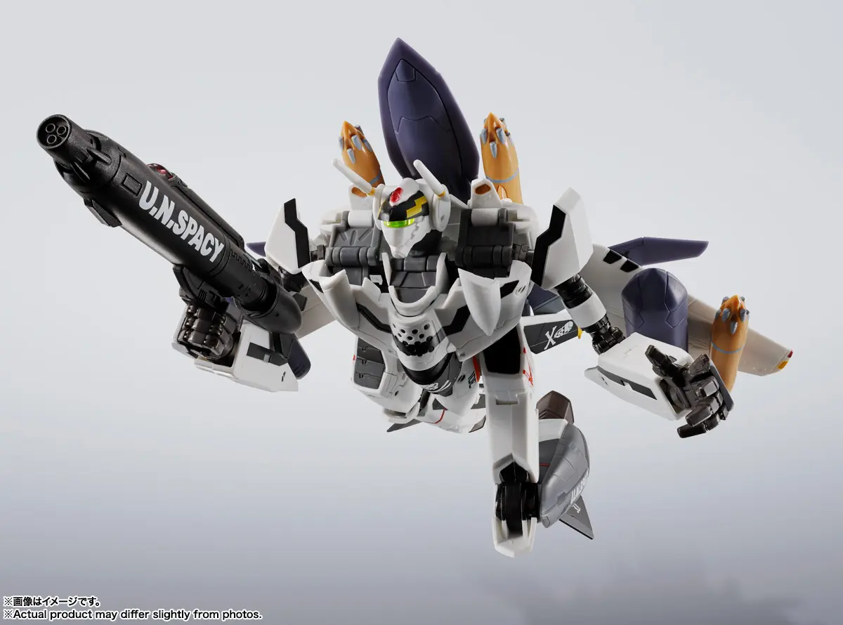 BANDAI SPIRITS - HI-METAL R VF-0S Phoenix (Roy Focker Unit) QF-2200D-B Ghost Macross Zero (Licensed)Statue(GK)