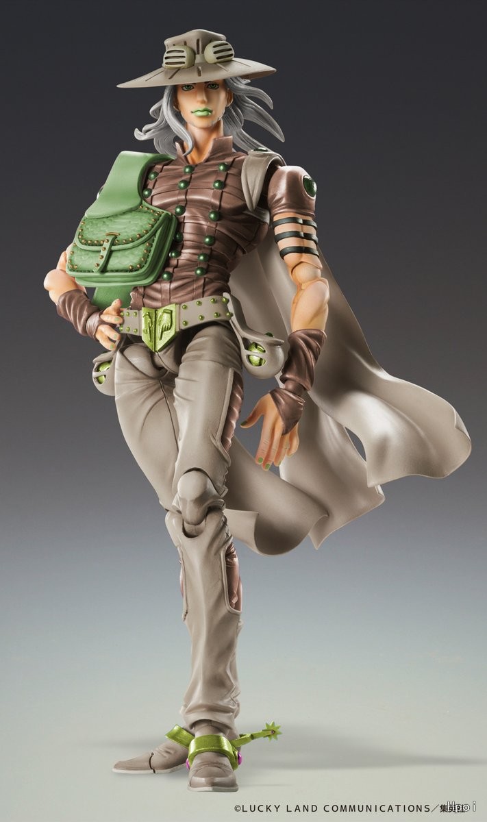 Jojo no Kimyou na Bouken Steel Ball Run Gyro Zeppeli Super Action Statue (Licensed)-MEDICOS-E Pre-sale-KWII-GK
