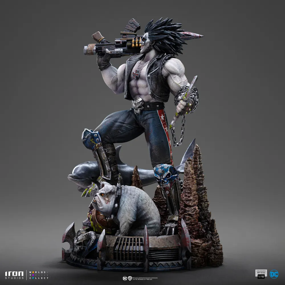 DC Comics Art Scale 1/10 Lobo Unleashed Statue  GK(Licensed) -Iron Studio Pre-sale