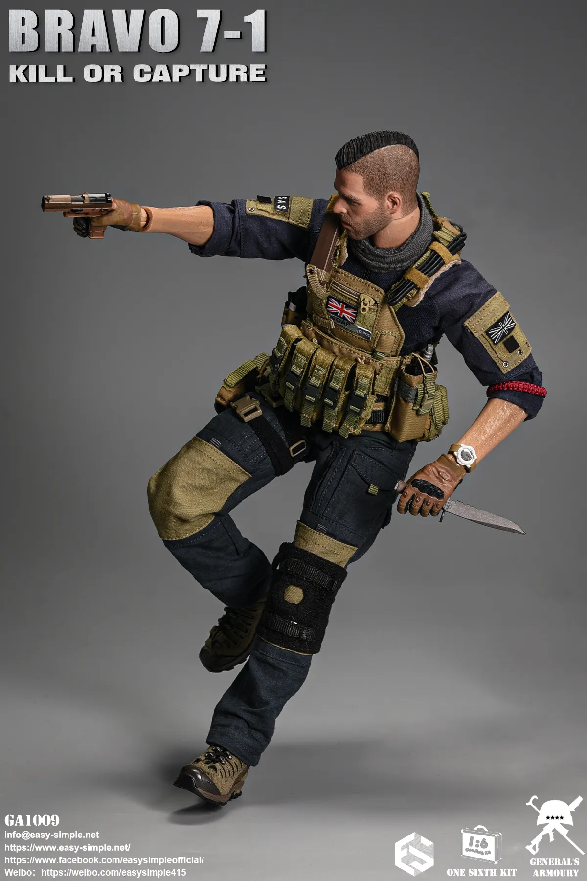  BRAVO 7-1 KILL OR CAPTURE GA1009 (Licensed)Statue(GK) -General's Armoury Studio 