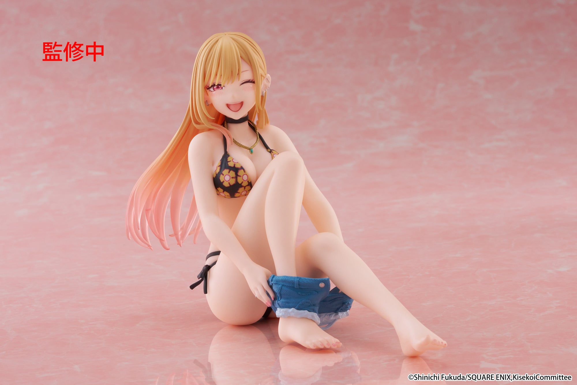 My Dress-Up Darling Desktop Cute Figure Marin Kitagawa Measured Swimsuit Ver. (Licensed) Statue (GK) (Adult 18+)- Taito -KWII-GK