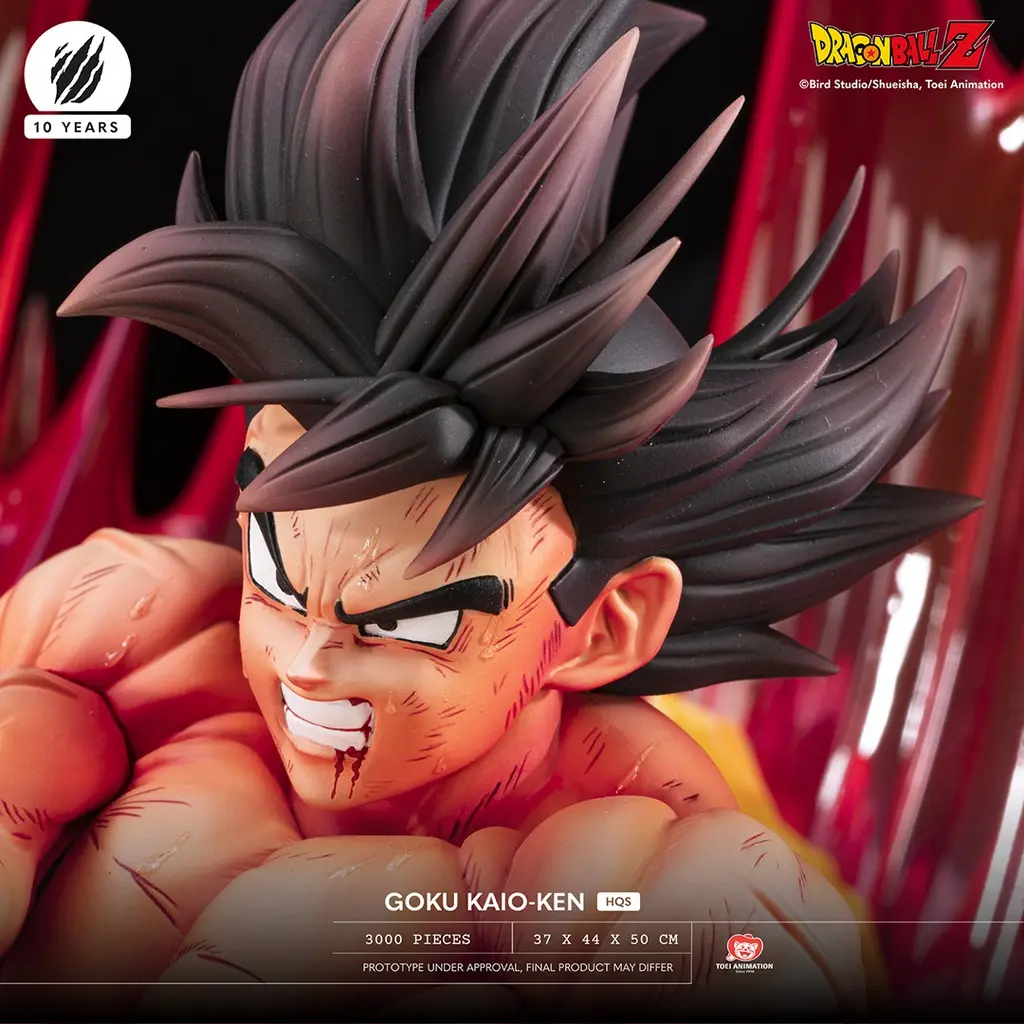  In stock-Tsume Studio - Dragon Ball Z HQS Goku Kaio-ken vs Vegeta Galick Gun, Goku vs Vegeta (Licensed)Statue(GK)