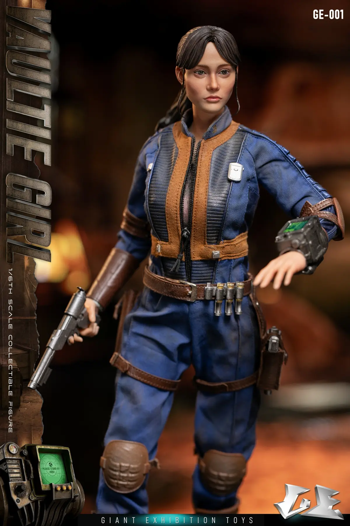 In stock-Giant exhibition toys - 1/6 Collectible Vaultie Girl Action Figure GE-001