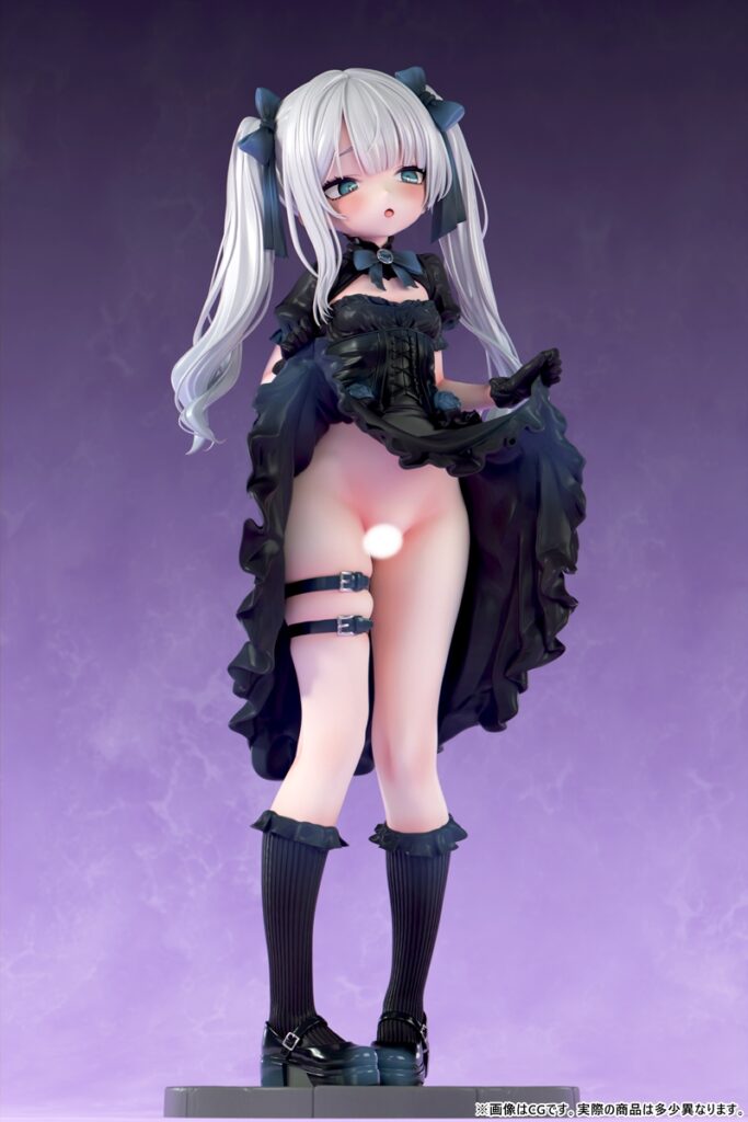  Nikkan Girl Gothic Sisters' Mischief Kurogiri Himeru & Mea 1/5 Scale  Figure Statue GK (Adult 18+)(Licensed)-Insight Studio Pre-sale-KWII-GK