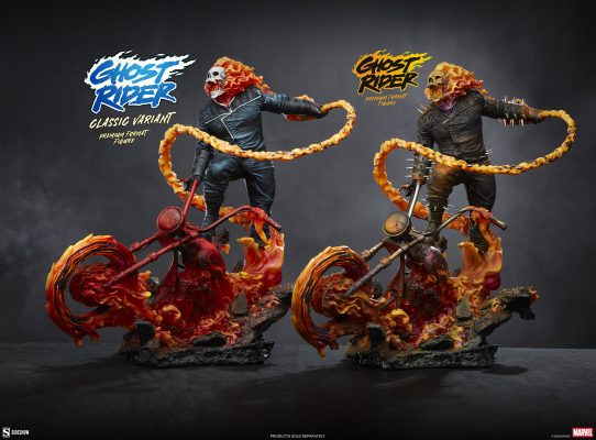 Marvel Ghost Rider Classic Variant Ghost Rider 3008002 (Licensed) Statue(GK)-Sideshow Collectibles 