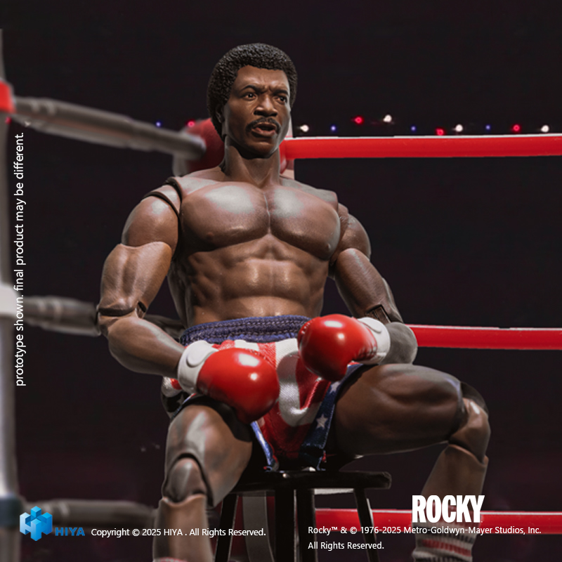Rocky Apollo Creed 1/12 Scale Action Figure ESR0171 (Licensed) Statue(GK)-HIYA Toys