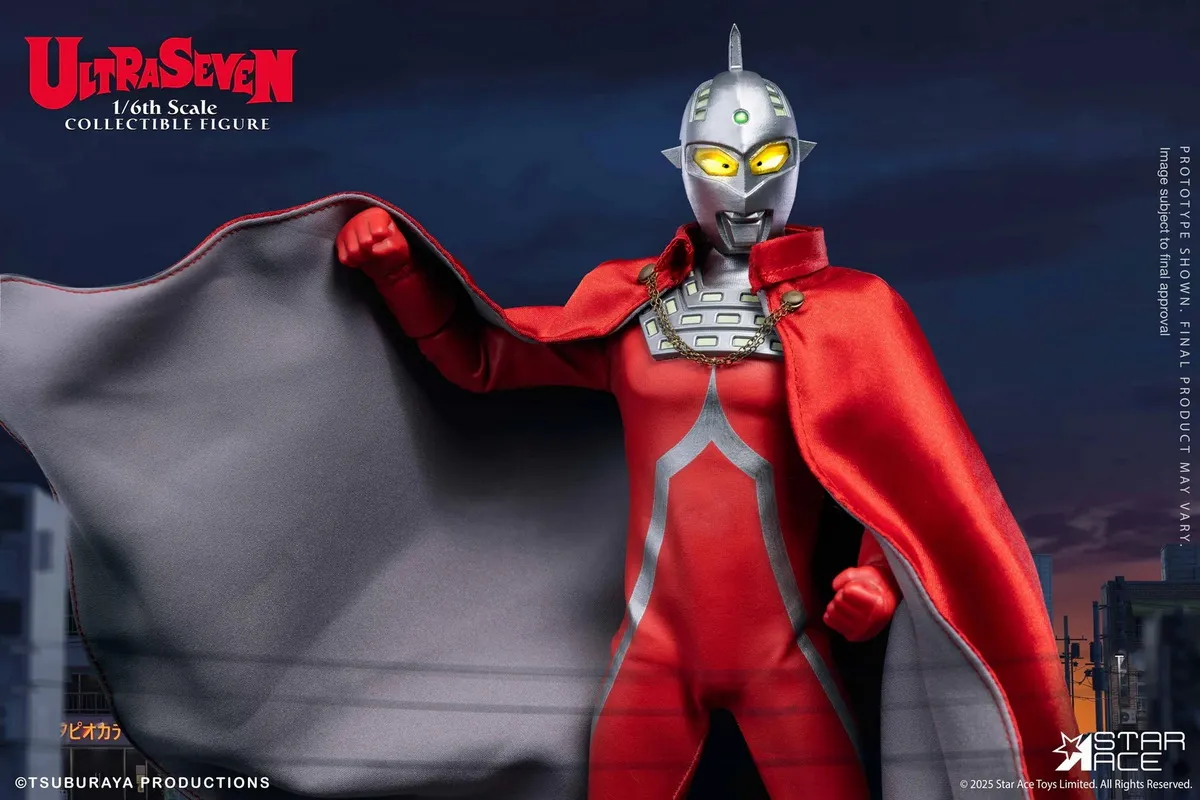 ULTRAMAN 1/6 ULTRASEVEN ACTION FIGURE SA0155 & SA0156 (LICENSED)-STAR ACE TOYS  Pre-sale 