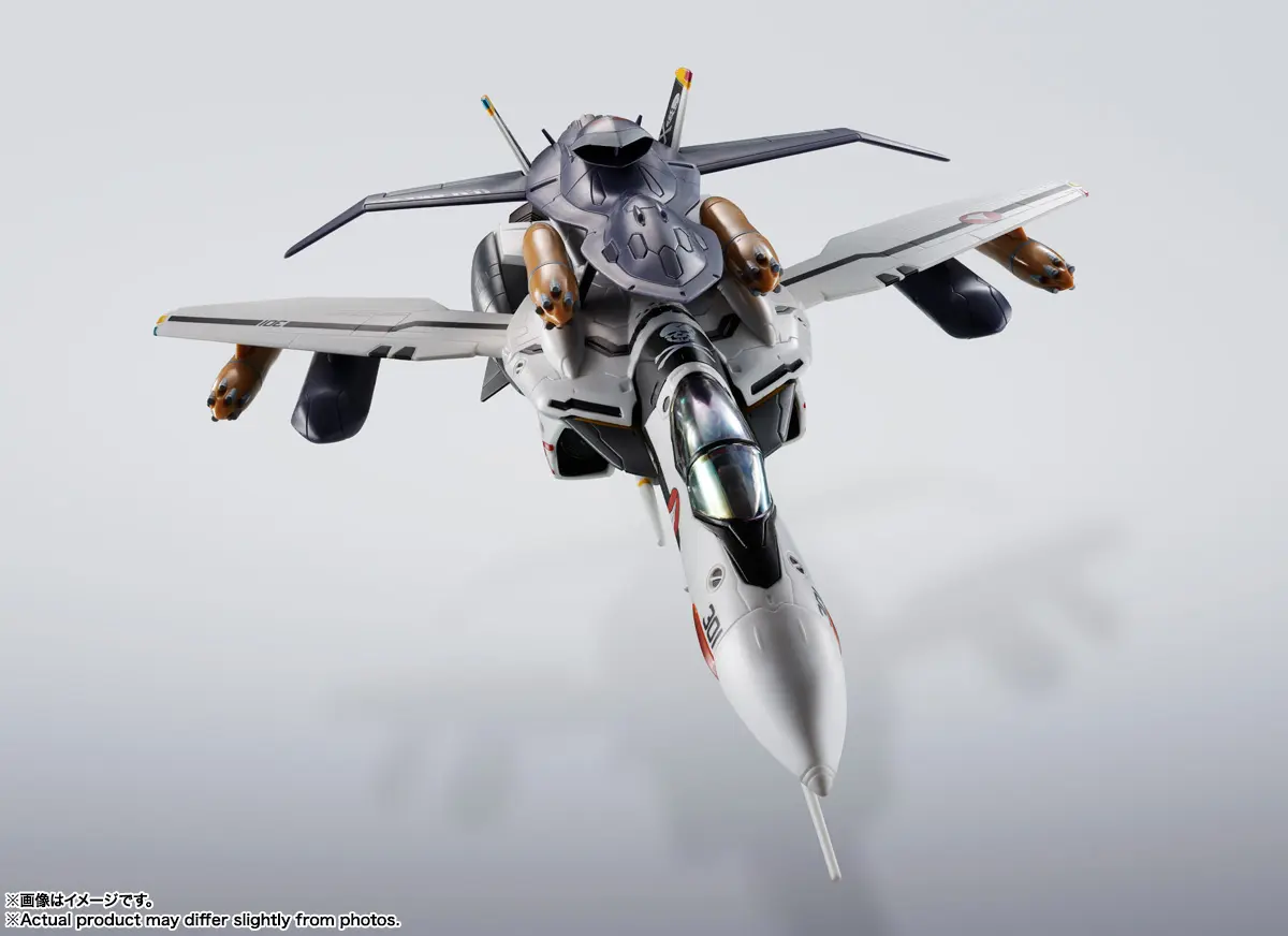 BANDAI SPIRITS - HI-METAL R VF-0S Phoenix (Roy Focker Unit) QF-2200D-B Ghost Macross Zero (Licensed)Statue(GK)