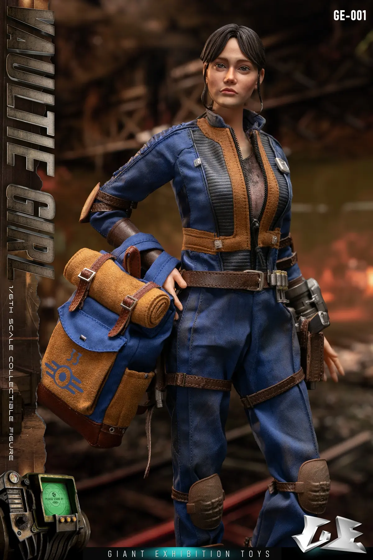 In stock-Giant exhibition toys - 1/6 Collectible Vaultie Girl Action Figure GE-001