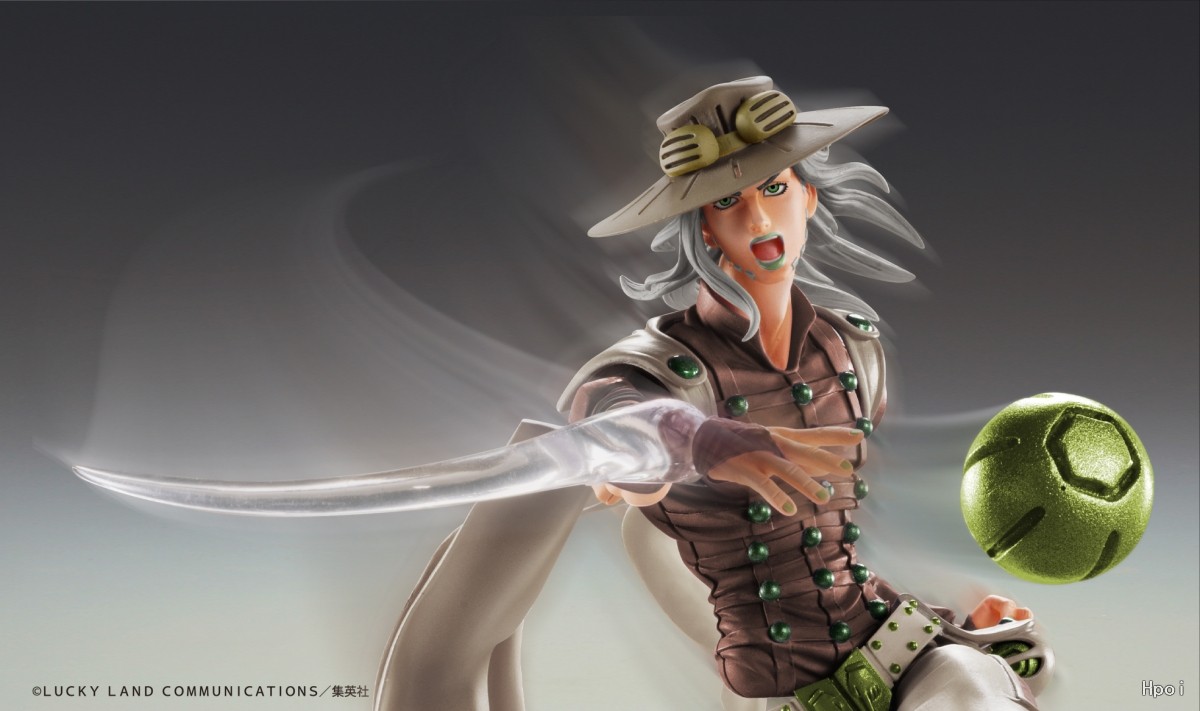 Jojo no Kimyou na Bouken Steel Ball Run Gyro Zeppeli Super Action Statue (Licensed)-MEDICOS-E Pre-sale-KWII-GK