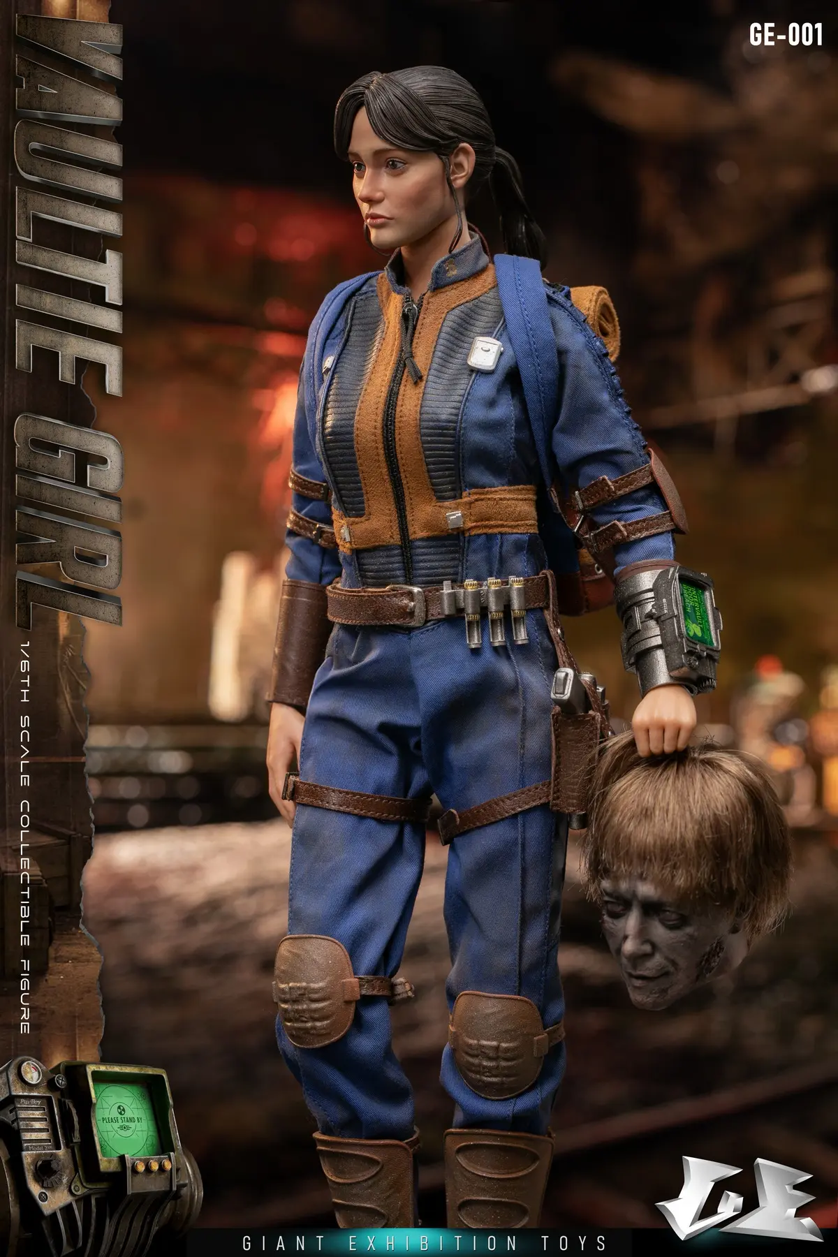 In stock-Giant exhibition toys - 1/6 Collectible Vaultie Girl Action Figure GE-001