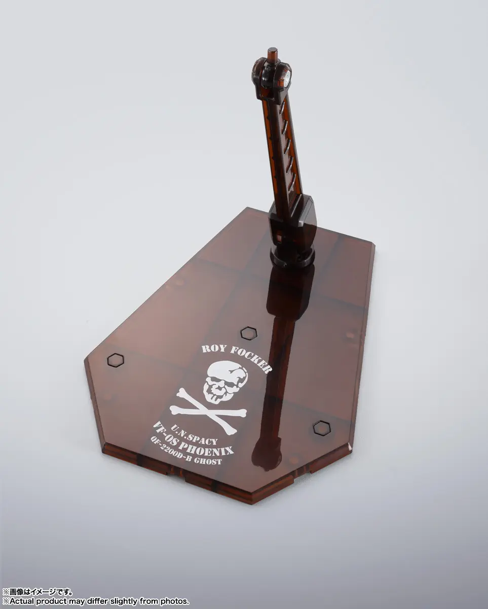 BANDAI SPIRITS - HI-METAL R VF-0S Phoenix (Roy Focker Unit) QF-2200D-B Ghost Macross Zero (Licensed)Statue(GK)