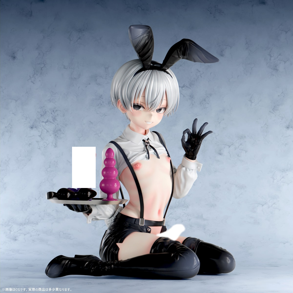 Nikkan Bishounen Toy Shop Sign Bunny Sakuya Statue GK(Adult 18+ Male) (Licensed)-Insight Pre-sale