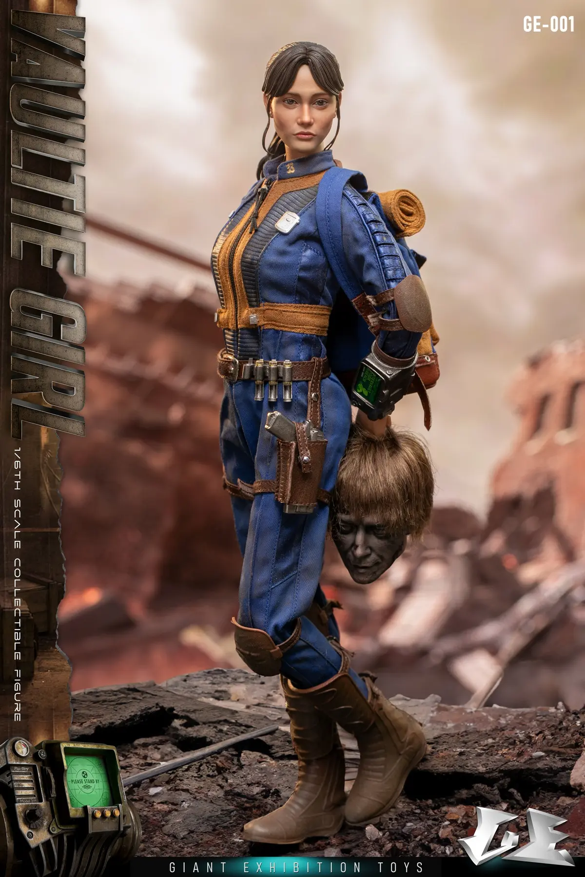 In stock-Giant exhibition toys - 1/6 Collectible Vaultie Girl Action Figure GE-001