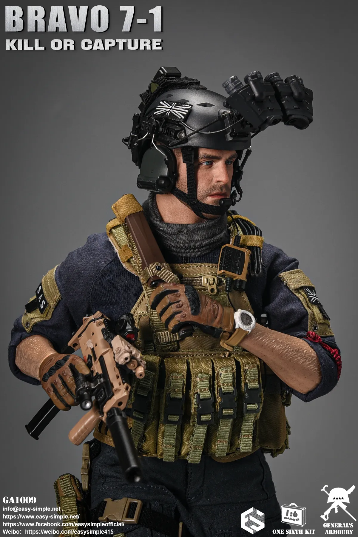  BRAVO 7-1 KILL OR CAPTURE GA1009 (Licensed)Statue(GK) -General's Armoury Studio 